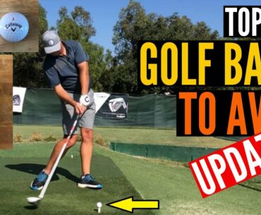 Top 5 Golf Balls to AVOID at All Costs:: UPDATE!