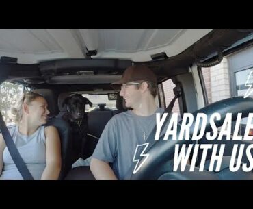 Our First Yard Sale Vlog