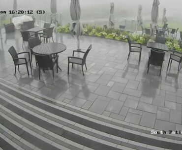 Islington Golf Club South Patio August 3 2020 Storm