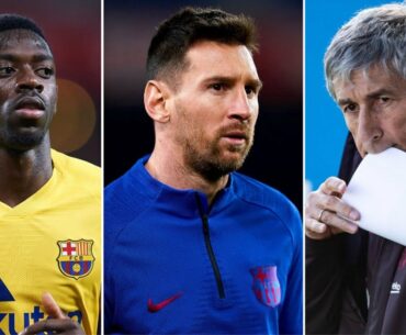 Barcelona News Round-Up ft Setien's PLAN for Messi & Dembele Injury Update