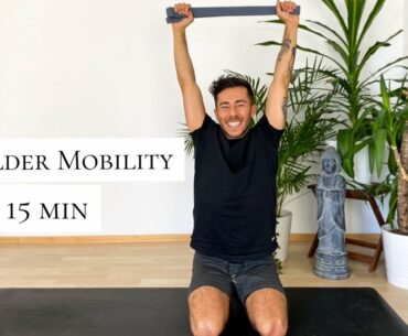 YOGA FOR SHOULDER MOBILITY - 15 Min shoulder & chest opening for more flexibility (all levels)