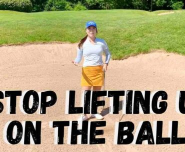 [cathykimgolf]Stop lifting up on the ball