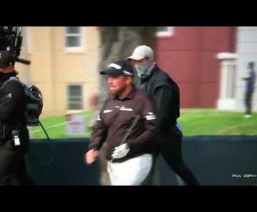 Shane Lowry breaks club at PGA Championship
