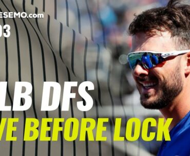 MLB DFS Live Before Lock Show: Monday 8/3: DraftKings, SuperDraft, FanDuel