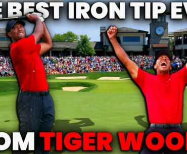 The BEST Iron Tip I learned from Tiger Woods - IMPORTANT no matter your age or ability