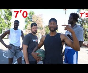 2v2 Against 7'5 GIANT and his 7'0 Brother