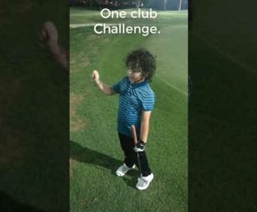 Putter Only Challenge with my dad and sisters.