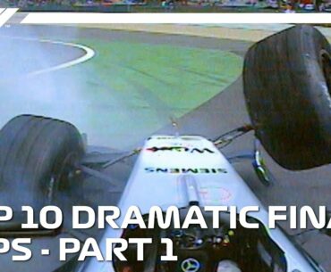 Top 10 Dramatic Final Laps In F1 - Part 1