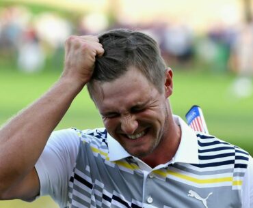 Bryson Dechambeau driver accidentally SNAPS after tee shot at the 7th (2020 PGA Championship)