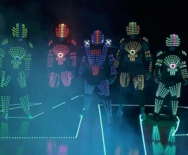 Glow In The Dark Trick Shots | Dude Perfect