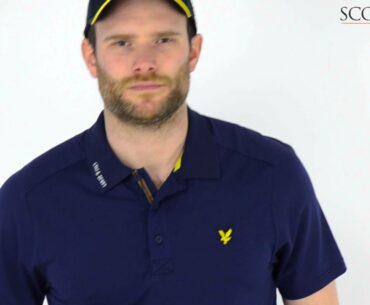 Lyle & Scott Hawick Tech Polo Shirt Navy