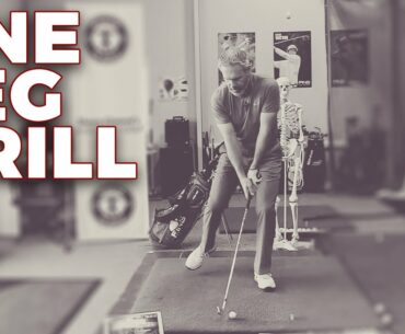 2ND BEST DRILL IN GOLF - ONE LEG | Wisdom in Golf | Shawn Clement