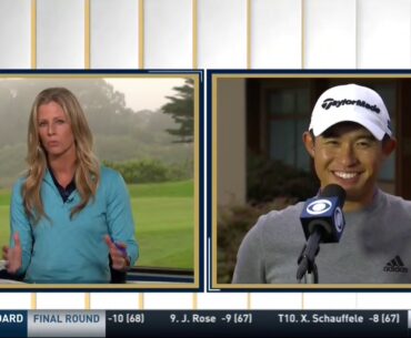 Collin Morikawa talks about his first Major win with Clubhouse Report | CBS Sports HQ