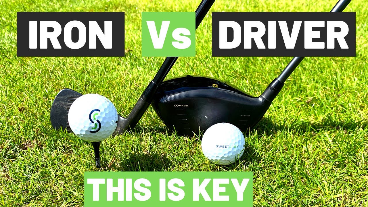 THE DIFFERENCE DRIVER SWING V IRON SWING ON THE GOLF COURSE! THE DIFFERENCE DRIVER SWING V IRON SWING ON THE GOLF COURSE!