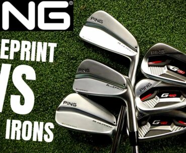 PING MID-HIGH HANDICAP G410 IRONS vs PING LOW HANDICAP BLUEPRINT IRONS