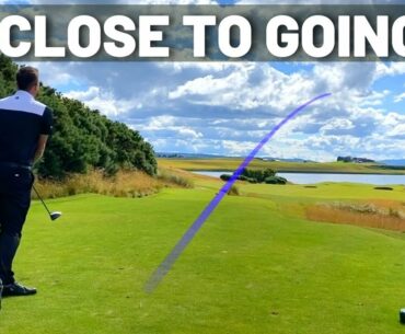 SO CLOSE TO A HOLE IN 1 ON A PAR 4 AT CASTLE STUART GOLF LINK SCOTLAND