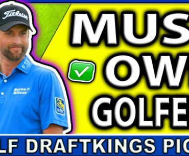 Wyndham Championship DraftKings DFS MUST OWN Picks | DFS Golf Picks
