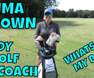 INTRODUCING EMMA BROWN. AKA THE LADY GOLF COACH WHATS IN THE BAG (WITB)