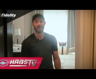 Back to Hockey: Paul Byron gives a tour of his room in the bubble