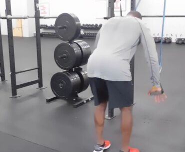 Golf Posture Banded Straight Arm Lat Pulldowns