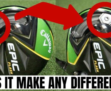 Callaway Epic Flash Adjustable Weight Test, Do They Work?!