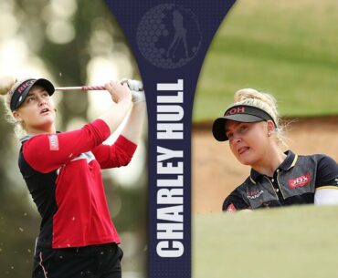 Charley Hull Swings Through Used Golf Balls | 2020