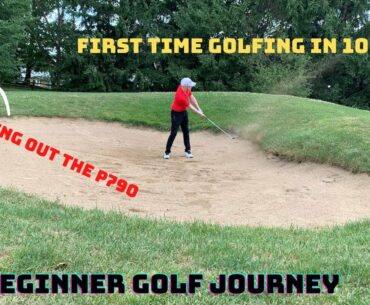 FIRST TIME GOLFING IN 10 YEARS! | The Beginner Golf Journey episode 2