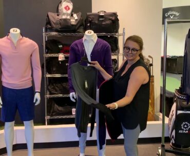 Natalie Having Fun Showcasing The G/Fore Collection