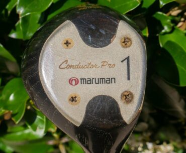 1993 Maruman Conductor Pro Persimmon Driver - The Vintage Golfer