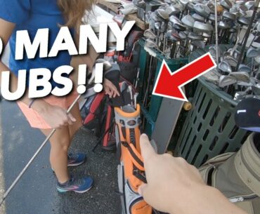 This THRIFT STORE Was LOADED With GOLF CLUBS!!