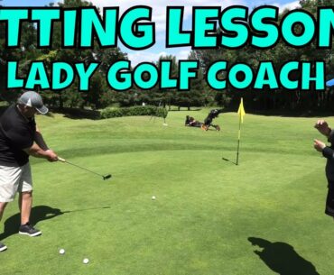 PUTTING LESSON WITH THE LADY GOLF COACH. EMMA BROWN PGA