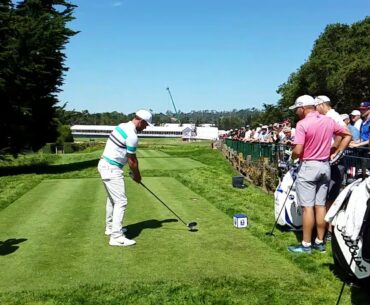 Paul Casey Slow Motion Golf Swing at the US Open Pebble Beach Third Hole