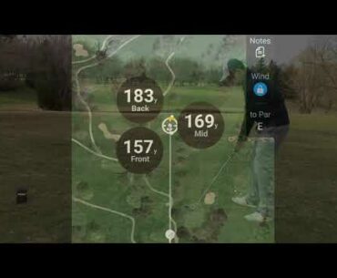 COBE PARS TAM O'SHANTER HOLE 11 AFTER POOR FIRST PUTT
