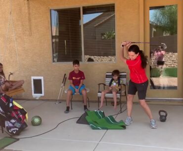 HOW I DO GLUTES ACTIVATION in GOLF. DO it LIKE TIGER WOODS!!