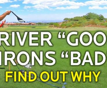 HITTING DRIVER GOOD but IRONS BAD (Find Out How To Hit Pure Irons)