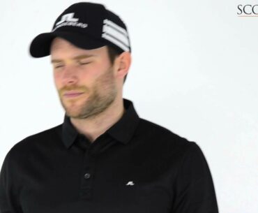 J Lindeberg James TX Pique Polo Shirt Black