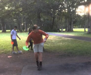 Forehand Disc Golf Throw