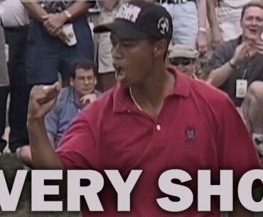 Tiger Woods 1996 US Amateur Championship | Every Shot Back Nine + Playoff
