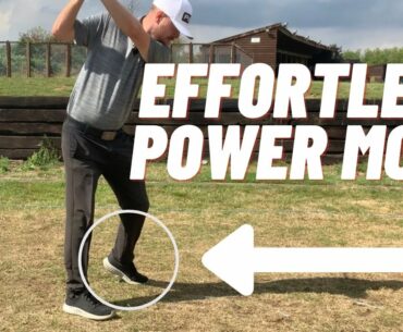 DO THIS ONE SIMPLE MOVE TO CREATE EFFORTLESS POWER TO YOUR GOLF SWING