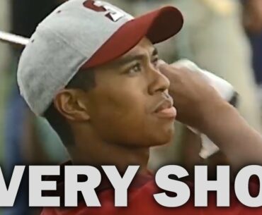 Tiger Woods 1995 US Amateur Championship | Every Shot Back Nine + Interview