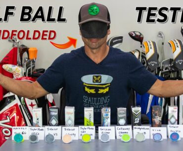Do Golf Balls Even Matter? - Golf Ball Testing Blindfolded