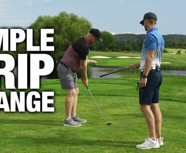 How To Strike Your Irons CONSISTENTLY | One SIMPLE Grip Change | ME AND MY GOLF