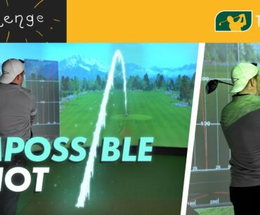 The IMPOSSIBLE Golf Shot...NO SIDESPIN!! | CH-AL-LENGE