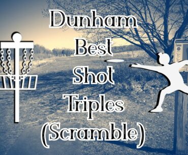 Disc Golf best Shot triples (Scramble) New Course Record?!!?