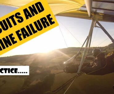 Flexwing PeaBee circuits and an engine failure...practice