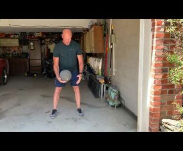 Med ball bounce golf swing