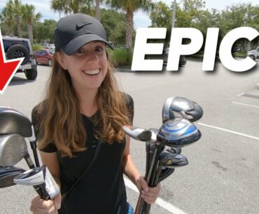 Our BEST Day THRIFTING For Golf Clubs EVER!! (Epic Finds!!)