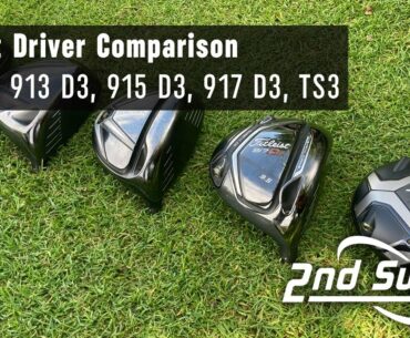 Titleist Driver Comparison: 910 D3, 913 D3, 915 D3, 917 D3, TS3 | Trackman Test