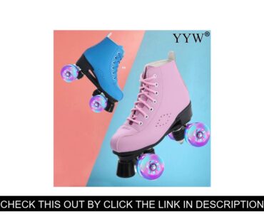 Review Pink Roller Skates 4 Wheel Skates For Girls Base Wheels Pu Shoes Wheels Shipping Blue Skatin