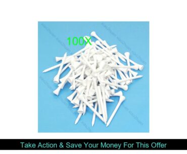Sale 100pcs 70mm Golf Ball Wood Tee Outdoor sports wooden Tees Brand White